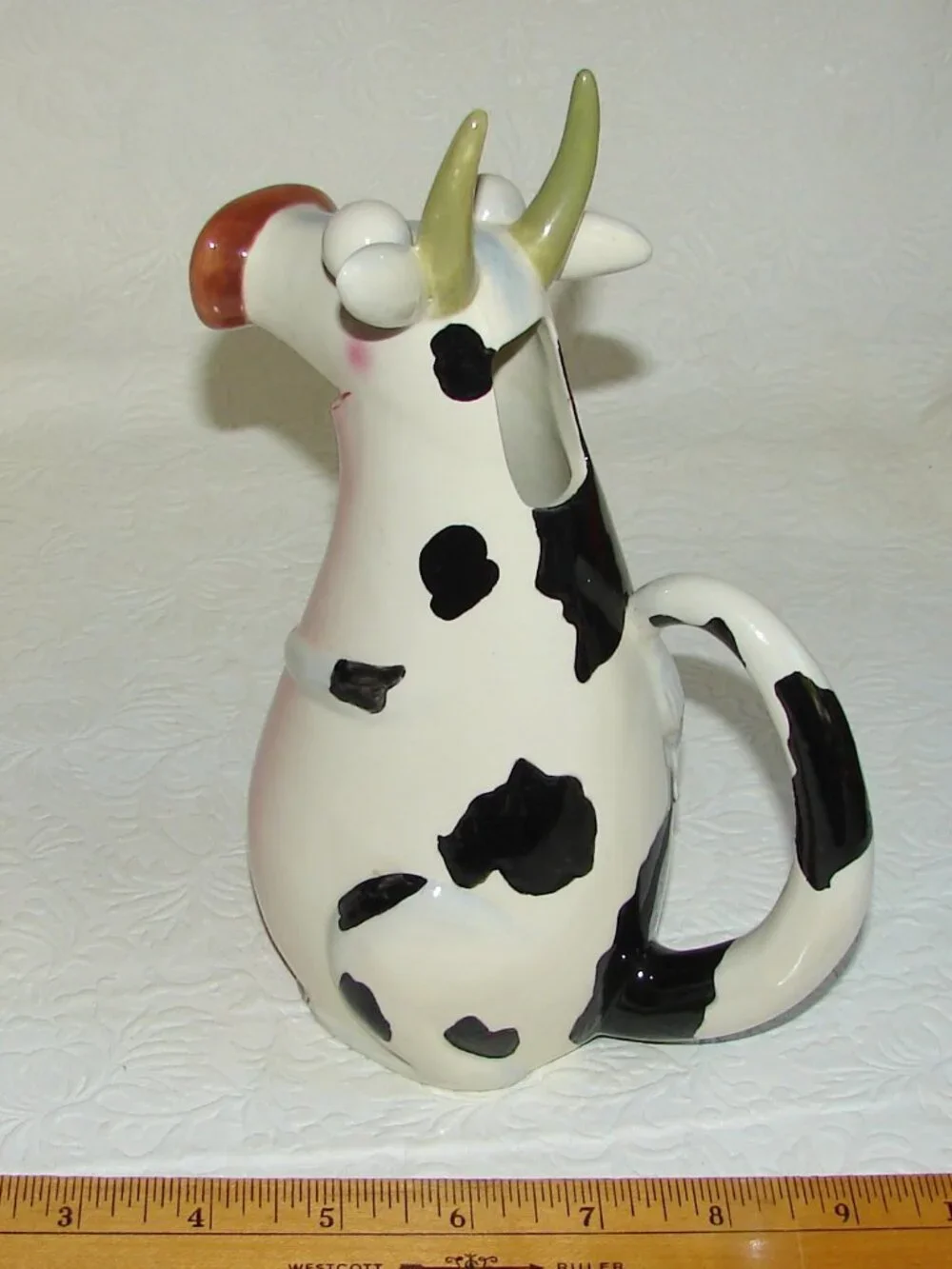 Rare Department 56 'Bee Happy' COW CREAMER, Claire Mackie (no Sugar) Dept.